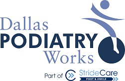 dallas podiatry works logo
